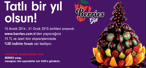 Berries Gift %30 indirim Fırsatı
